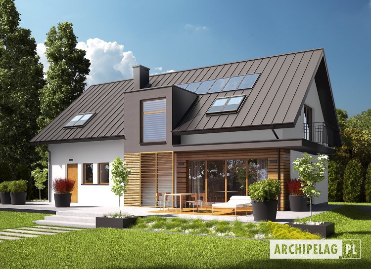 Projekt domu E6 G1 ECONOMIC (wersja A)
