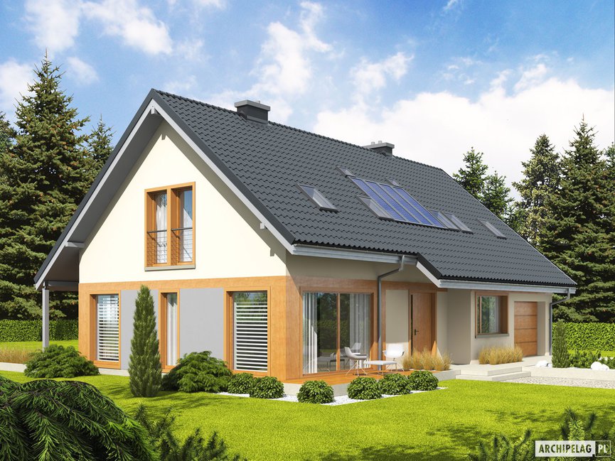 Wizualizacja projektu domu Amber G1