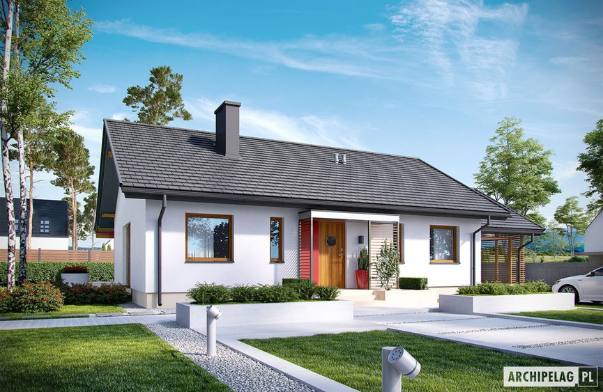 Projekt domu Kornel VI (z wiatą) ENERGO