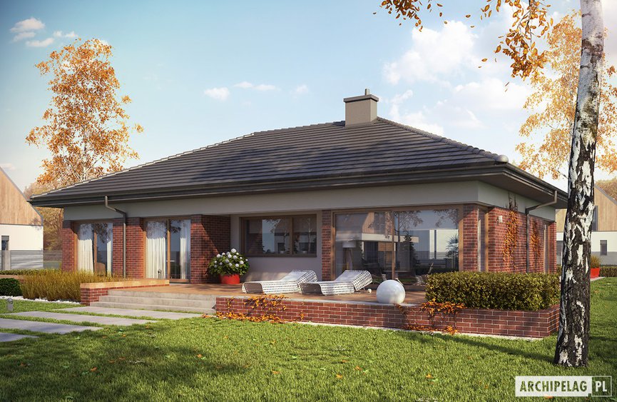 Projekt domu Dominik G2 (wersja B)