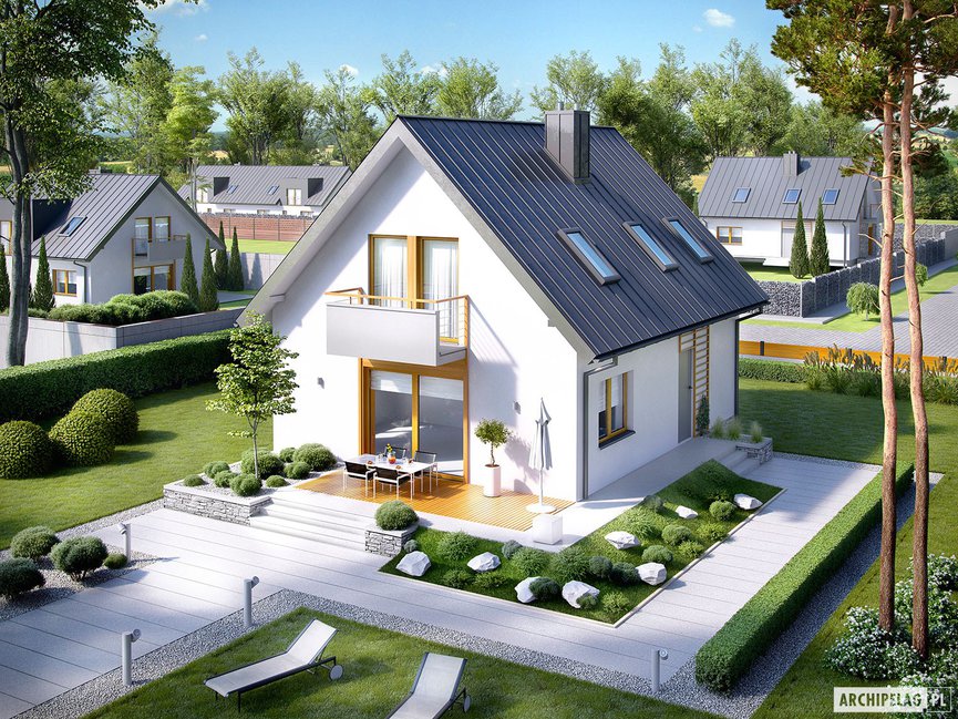 Wizualizacja projektu domu Andreas