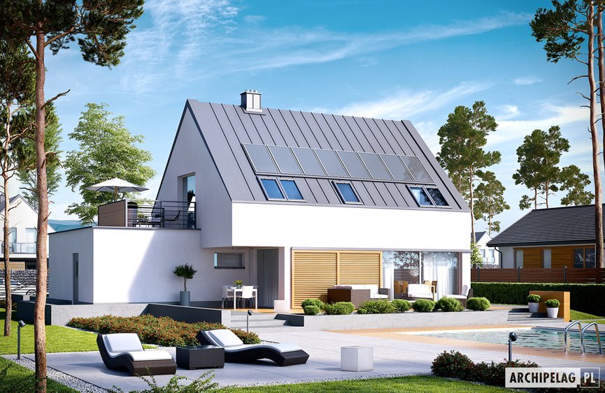 Projekt domu Lars G1 (wersja B) ENERGO PLUS