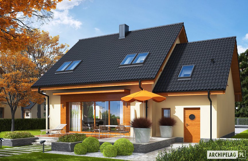 Projekt domu E3 G1 ECONOMIC (wersja A)