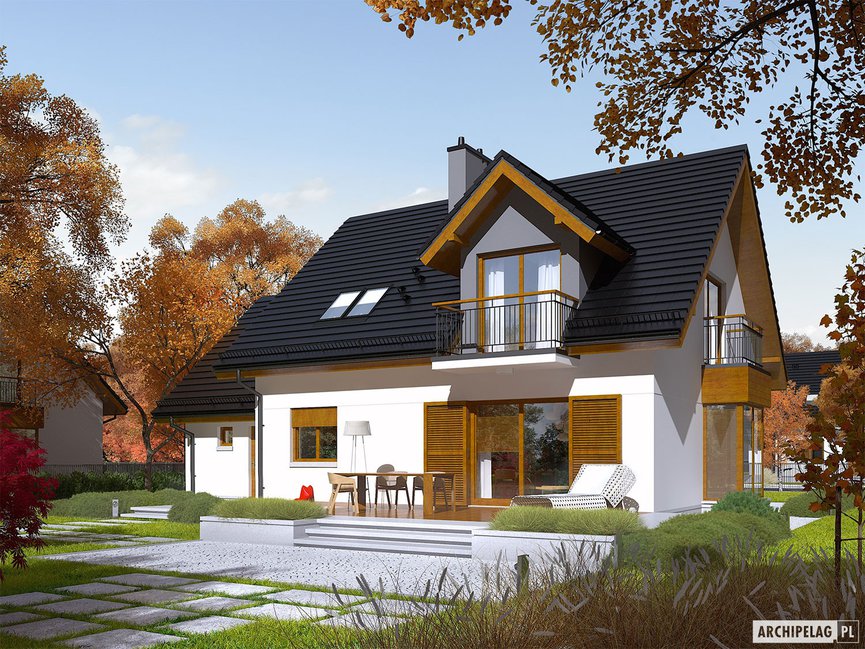 Wizualizacja projektu domu Marisa V G1 ENERGO