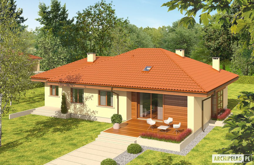 Projekt domu Franczi II G1 ECONOMIC (wersja B)