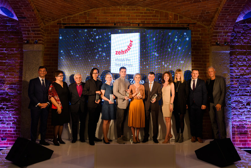 Laureaci z Polski- D. Mesaksudi i A.Wyrwas wraz z jury fot. Zehnder