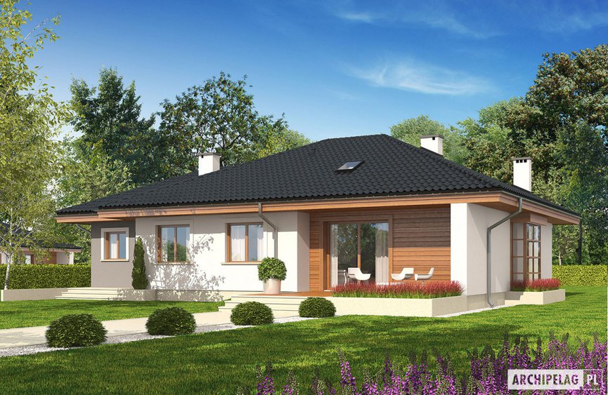 Projekt domu Franczi II G1 ECONOMIC (wersja A)