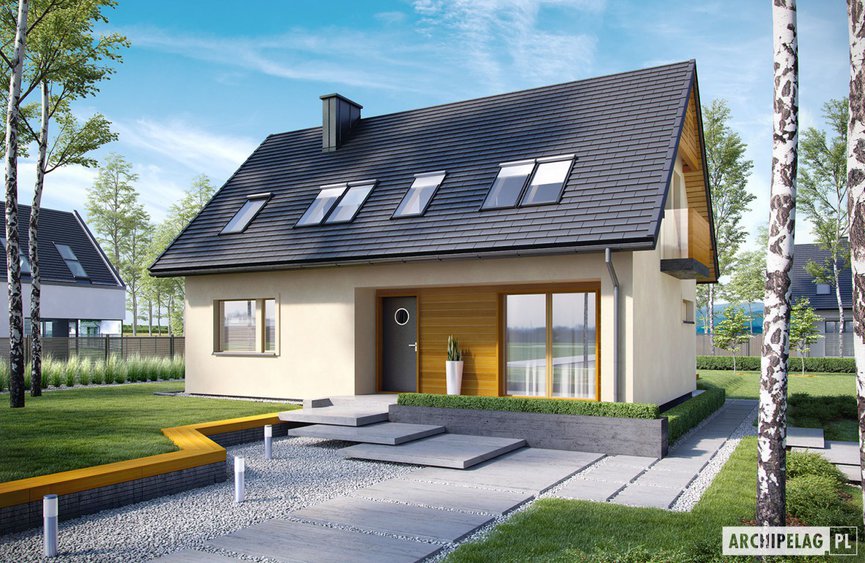 Najciekawsze projekty domów do 100 m2 | projekt E11 ECONOMIC